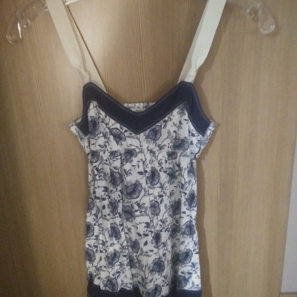 Almost a spaghetti strap haulter top